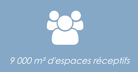 9000m2 d'espaces récepetifs