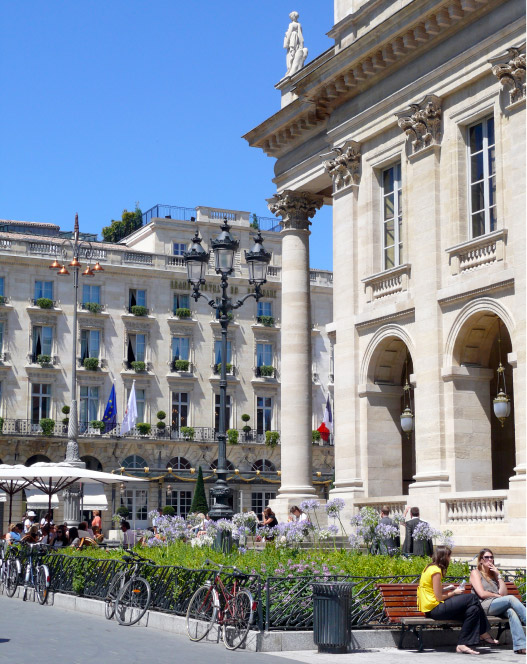 Facade de l'Opéra National de Bordeaux