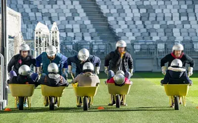 Photo des jeux dans le stade Matmut-ATLANTIQUE à Bordeaux