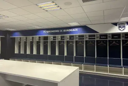 Vestiaire Girondins de Bordeaux Vestiaire Girondins de Bordeaux