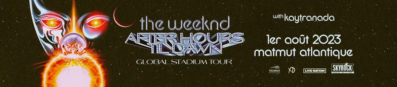 THE WEEKND en concert le 1er août 2023 au Matmut Atlantique de Bordeaux