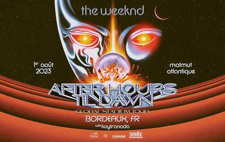 THE WEEKND en concert le 1er août 2023 au Matmut Atlantique de Bordeaux