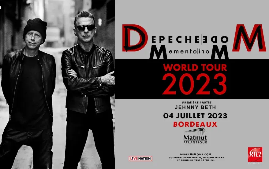 Depeche Mode en concert au Matmut ATLANTIQUE le 4 Juillet 2023