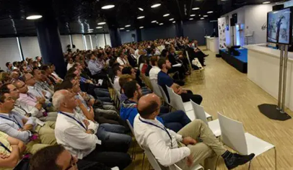 Photo d'événements d'entreprise dans un salon du stade de Bordeaux