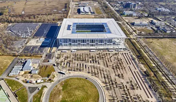 Photo de la phase 7 de la construction du stade de Bordeaux