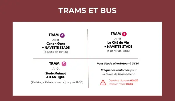 tram et bus stade